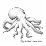 Detailed Octopus Coloring Sheets 2