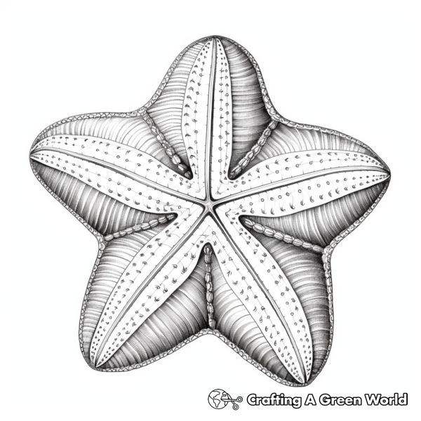 Starfish Coloring Pages - Free &amp; Printable!
