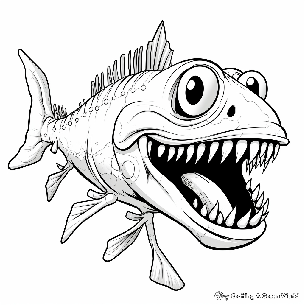 Piranha Coloring Pages Free & Printable!