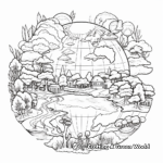 Detailed Planet Earth Coloring Sheets for Adults 2