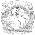 Detailed Planet Earth Coloring Sheets for Adults 3