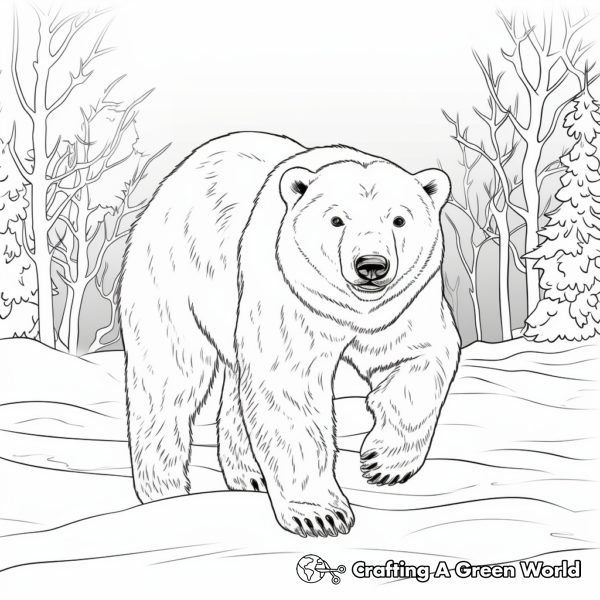 Polar Bear Coloring Pages - Free & Printable!