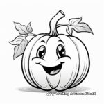 Detailed Pumpkin Coloring Pages for Adults 2