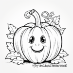 Detailed Pumpkin Coloring Pages for Adults 3