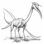Detailed Quetzalcoatlus Anatomy Coloring Pages 4