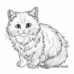 Detailed Ragdoll Cat Pages for Adults 2