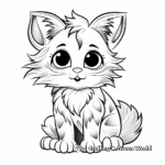Detailed Ragdoll Kitten Coloring Pages 4
