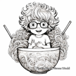 Detailed Ramen Noodle Coloring Pages 4