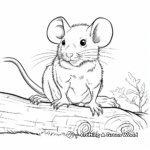 Detailed Rat Coloring Pages for Adults 1