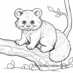 Detailed Red Panda Coloring Pages for Adults 4
