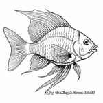 Detailed Regal Angelfish Coloring Pages 3