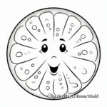 Detailed Sand Dollar Coloring Pages for Adults 1