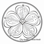 Detailed Sand Dollar Coloring Pages for Adults 3