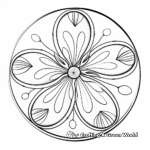 Detailed Sand Dollar Coloring Pages for Adults 4
