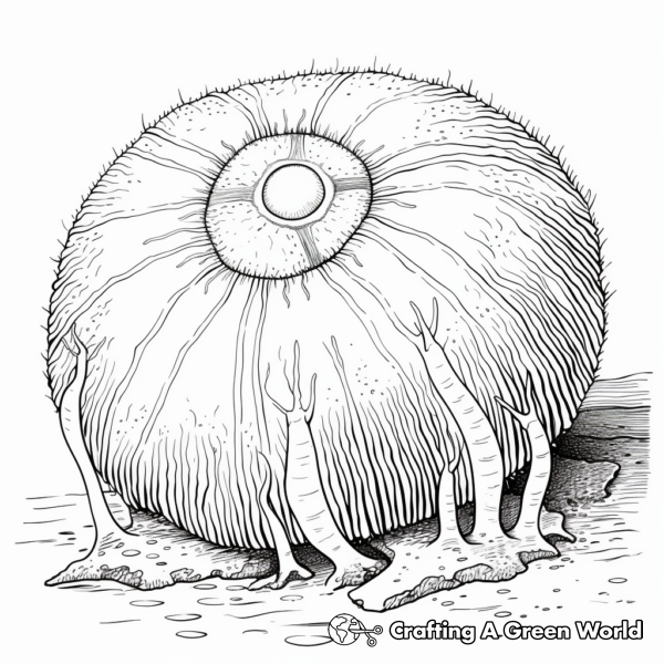 Sea Urchin Coloring Pages - Free &amp; Printable!