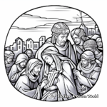 Detailed Stations of the Cross Coloring Sheets for Teens 2