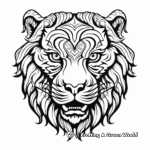 Detailed Tiger Face for Advanced Colorists 4