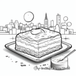 Detailed Tiramisu Coloring Pages for Adults 1
