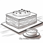Detailed Tiramisu Coloring Pages for Adults 2