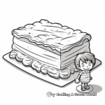 Detailed Tiramisu Coloring Pages for Adults 3