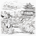 Detailed Traditional Japanese Art Coloring Pages 2