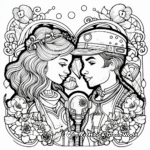 Detailed Valentines Coloring Pages for Adults 4