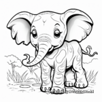 Detailed Wednesday Animal Coloring Pages 1
