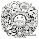 Detailed Zen Doodle Coloring Pages for Adults 3