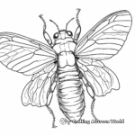 Different Species of Cicadas Coloring Pages 2
