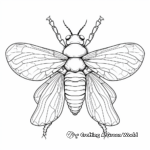Different Species of Cicadas Coloring Pages 3