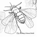 Different Species of Cicadas Coloring Pages 4