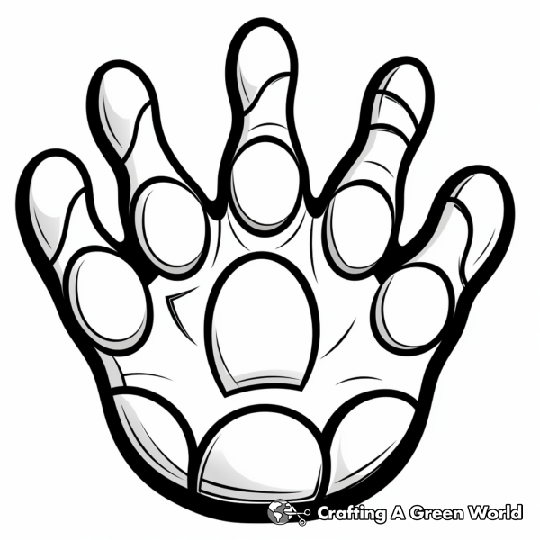 Paw Print Coloring Pages - Free &amp; Printable!