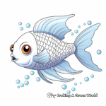Distinct Rainbow Fish Species Coloring Pages 3