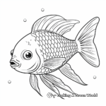 Distinct Rainbow Fish Species Coloring Pages 4