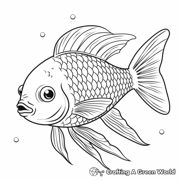 Rainbow Fish Coloring Pages - Free & Printable!