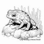 Distinct Varieties of Poison Dart Frogs Coloring Pages 4