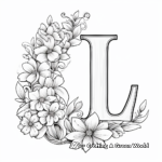 Diversity in Language: Letter L in Different Languages Coloring Pages 2