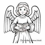 Divine Angel Coloring Pages 1