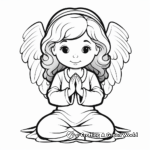 Divine Angel Coloring Pages 2