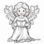 Divine Angel Coloring Pages 3