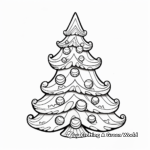 DIY Artist-Style Christmas Tree Coloring Sheets 2