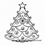 DIY Artist-Style Christmas Tree Coloring Sheets 3