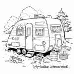 DIY Camping Equipment Coloring Pages 2