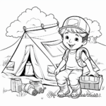 DIY Camping Equipment Coloring Pages 3