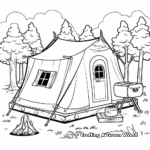DIY Camping Equipment Coloring Pages 4