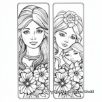 DIY Mothers Day Coloring Page Bookmarks 1