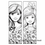 DIY Mothers Day Coloring Page Bookmarks 3