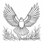 Dove of the Holy Spirit Coloring Pages 1