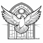 Dove of the Holy Spirit Coloring Pages 2