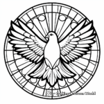 Dove of the Holy Spirit Coloring Pages 3